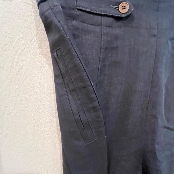 Women's Vintage Escada Linen Pants - Picture 4 of 7